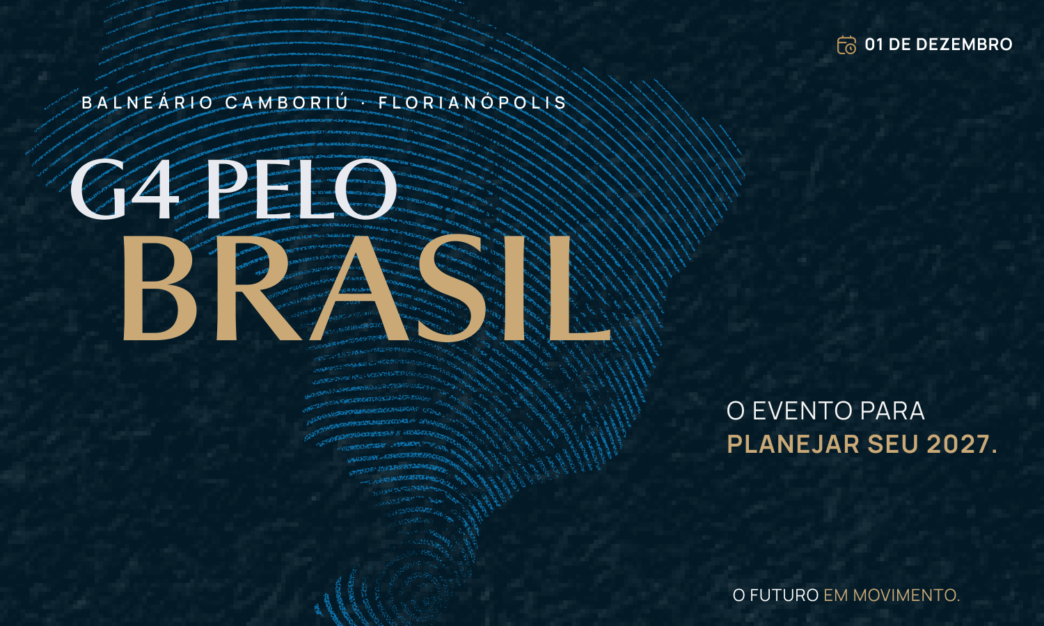 Banner do evento G4 Pelo Brasil